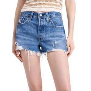 Levi's Women's Premium 501 Original Shorts Athens Med Wash - 32 NWT